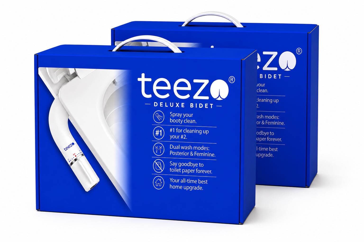 Two teezo Deluxe Bidet boxes